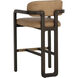 Madrone 40 inch Brown / Ludlow Sesame Leather Barstool